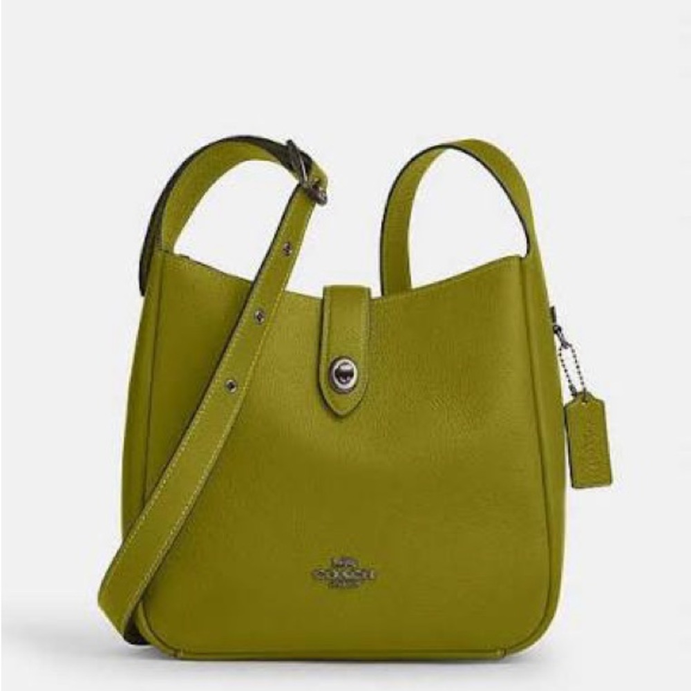 Coach Olive Green Hadley Shoulder Bag
